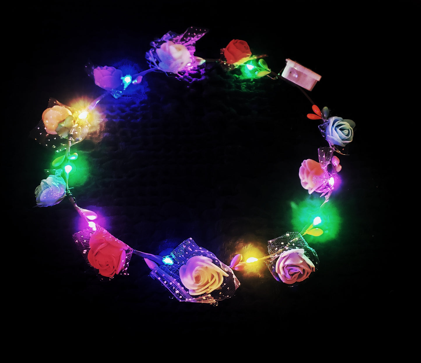 LED Flower Headdress